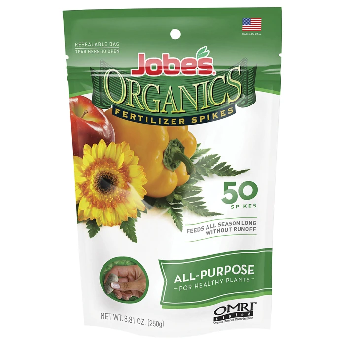 Jobe's® Organics® All Purpose Fertilizer Spikes 4-4-4 1 Jobe's® Organics® All Purpose Fertilizer Spikes 4-4-4